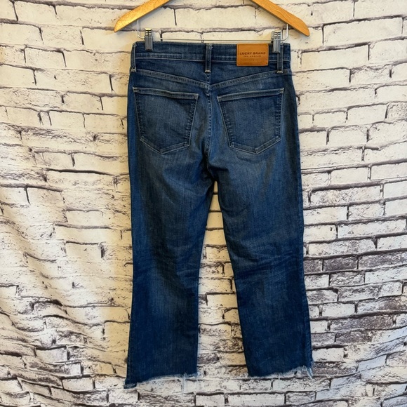 Lucky Brand High Rise Crop Mini Boot Bridgette SZ 8 - Picture 2 of 4